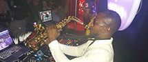  Elga Branco, saxophoniste, mariage avec Dj et percussions 