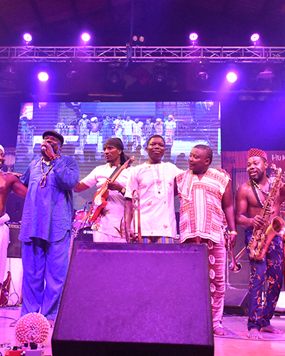 → Elga Branco, saxophoniste : festival Felabration,New Africa, Shrine, Lagos